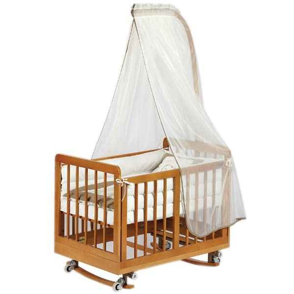 Baby Tech Kral Mini 50x90 Ahsap Besik Naturel Ilke Bebe