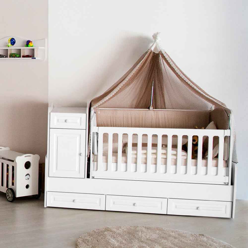 Aymini Arman Bebek Odasi Buyuyen Besik 80x180 Ilke Bebe