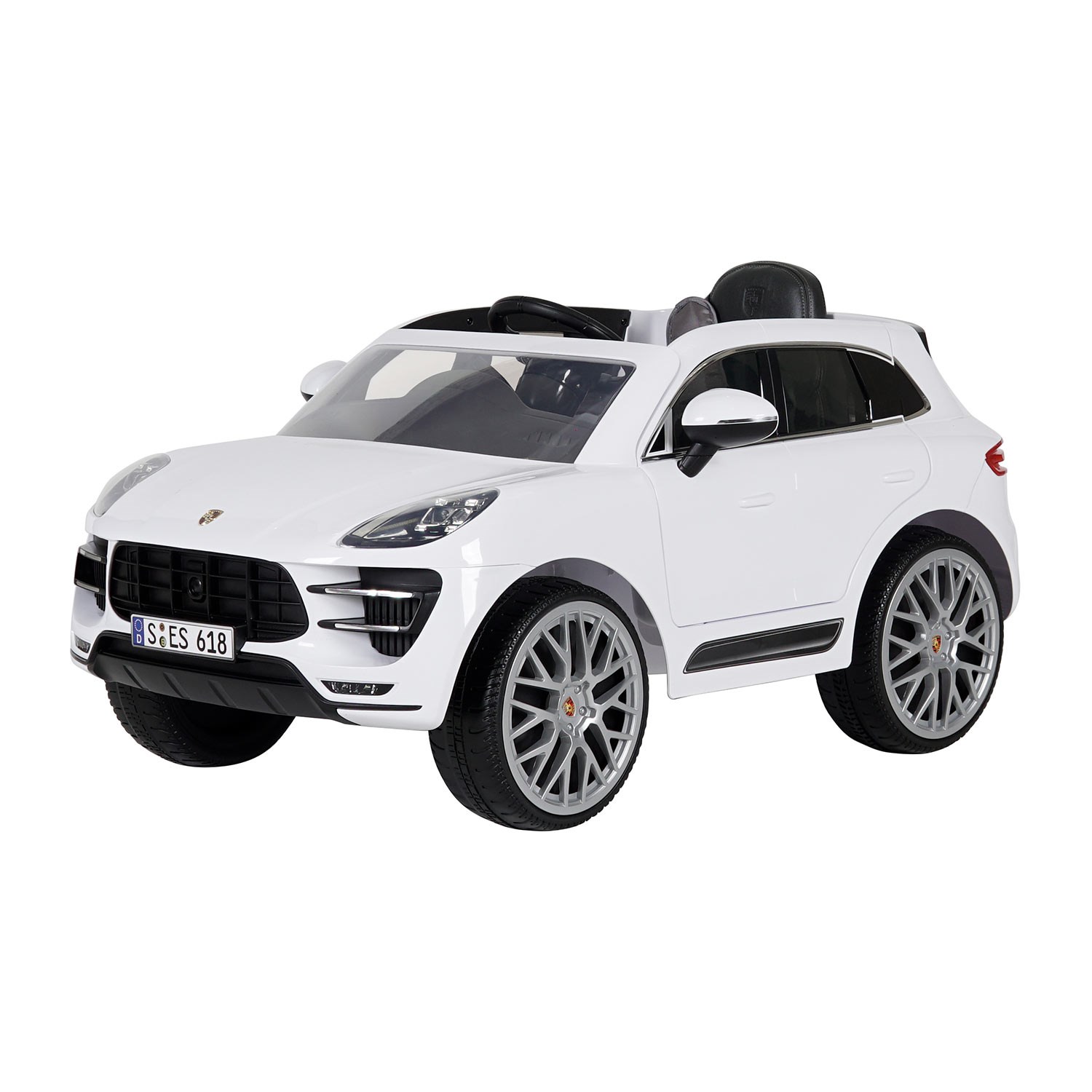 Rollplay Porsche Macan Turbo Akülü Araba W416QH04 12V Beyaz Rollplay Porsche Macan Turbo Akülü Araba W416QH04 12V Beyaz