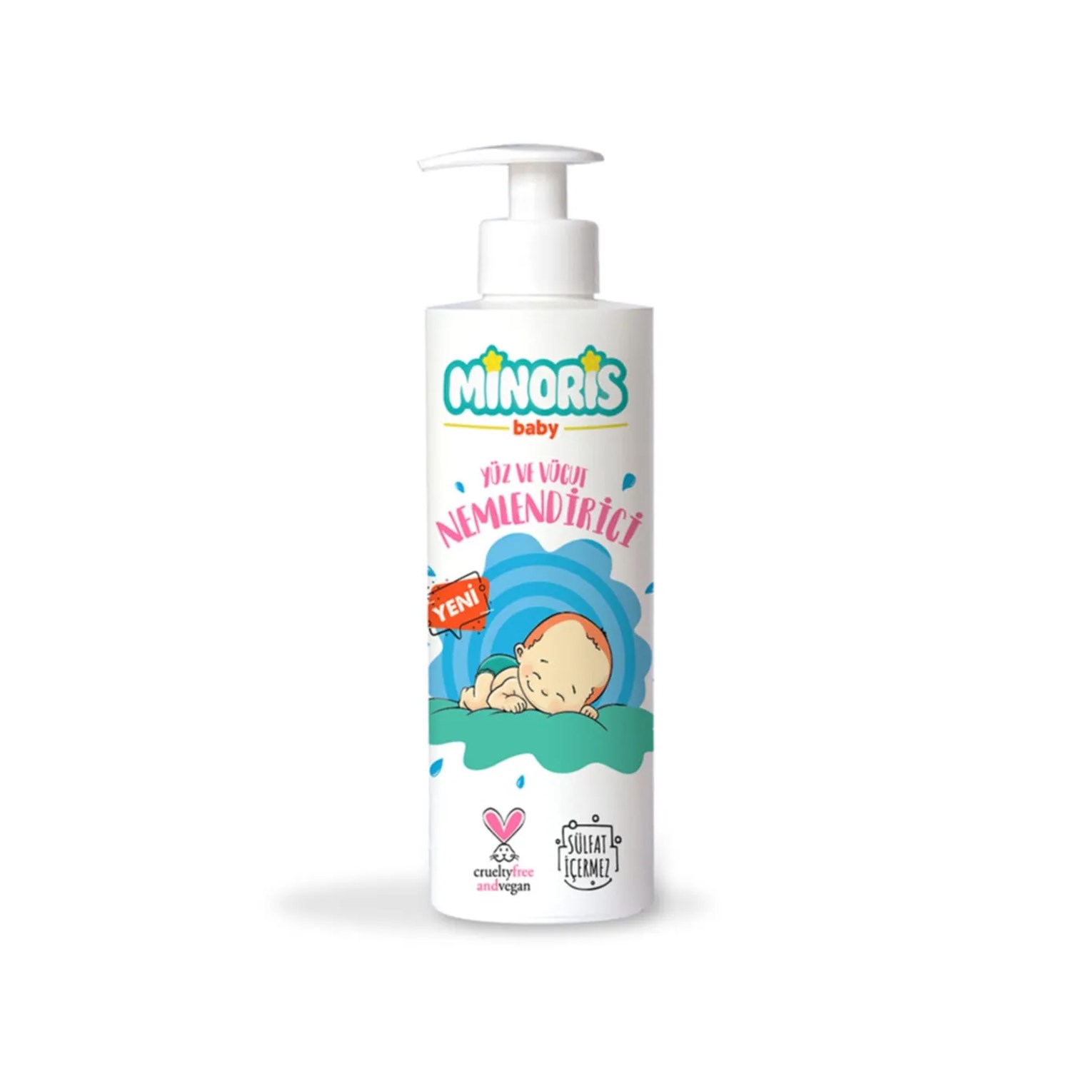 Minoris Baby Organik El Yüz ve Vücut Nemlendirici 200 ml