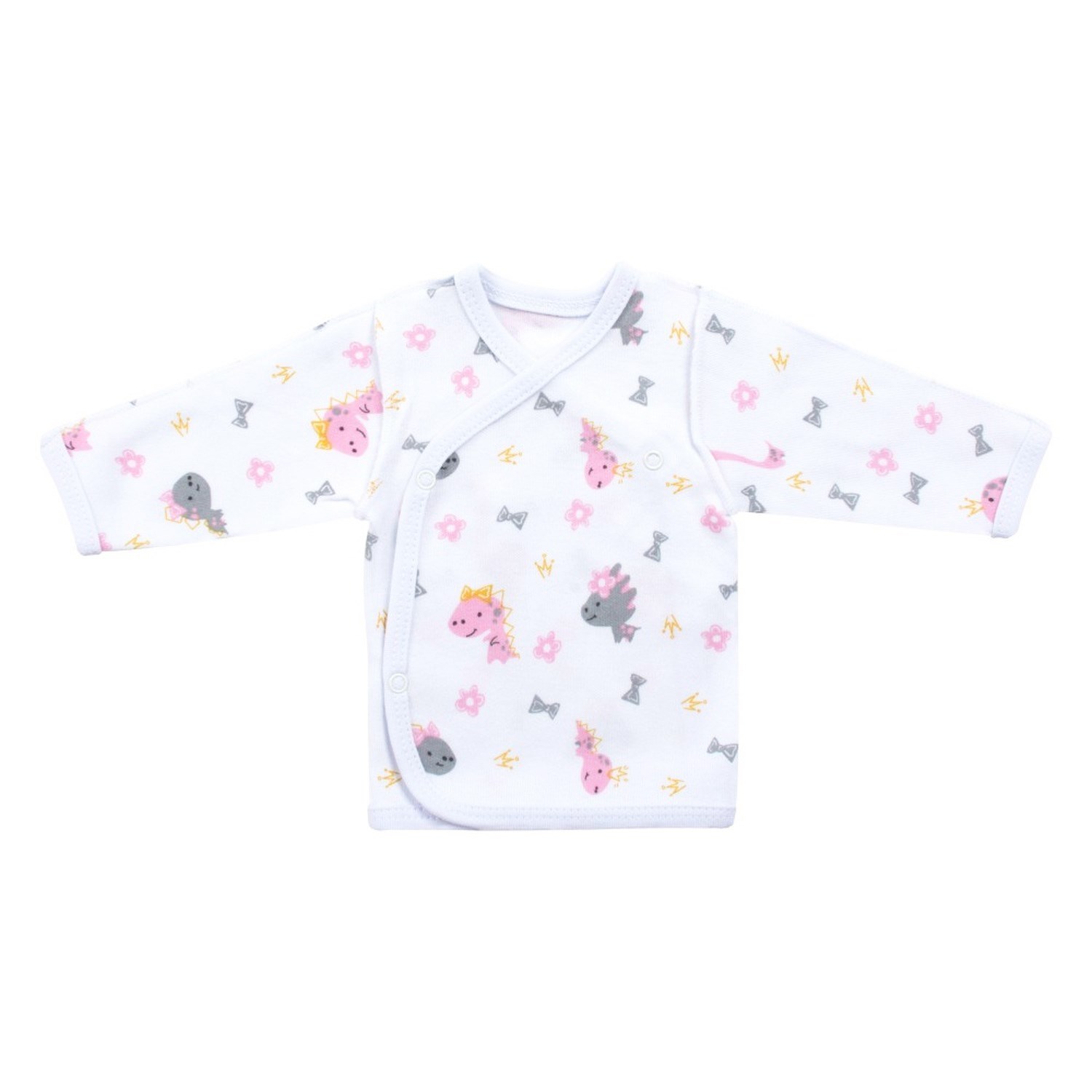 Sevi Bebe Prematüre Zıbın 6914 Beyaz-Pembe