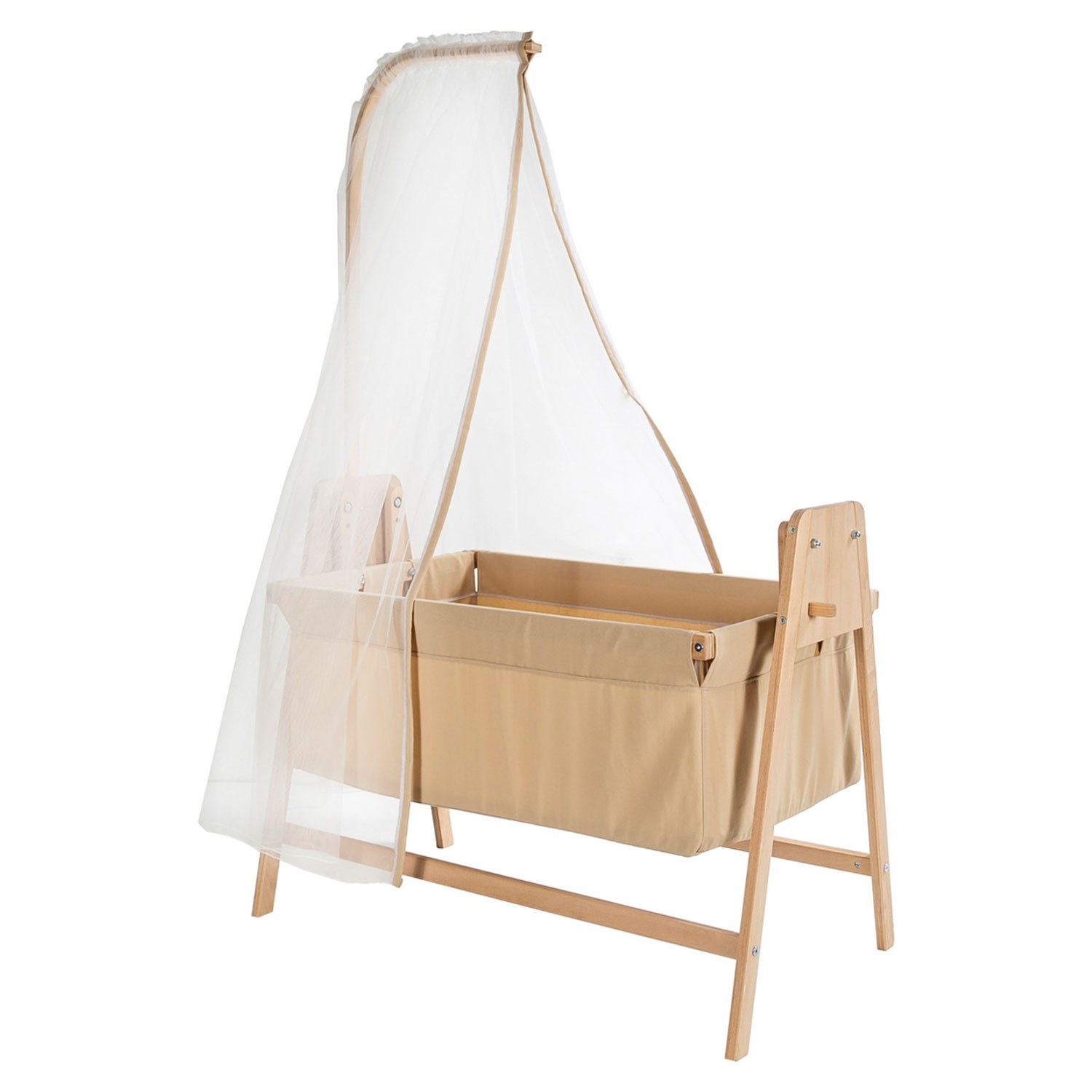 Baby Tech Mycrib Naturel Ahşap Beşik Kahverengi Baby Tech Mycrib Naturel Ahşap Beşik Kahverengi