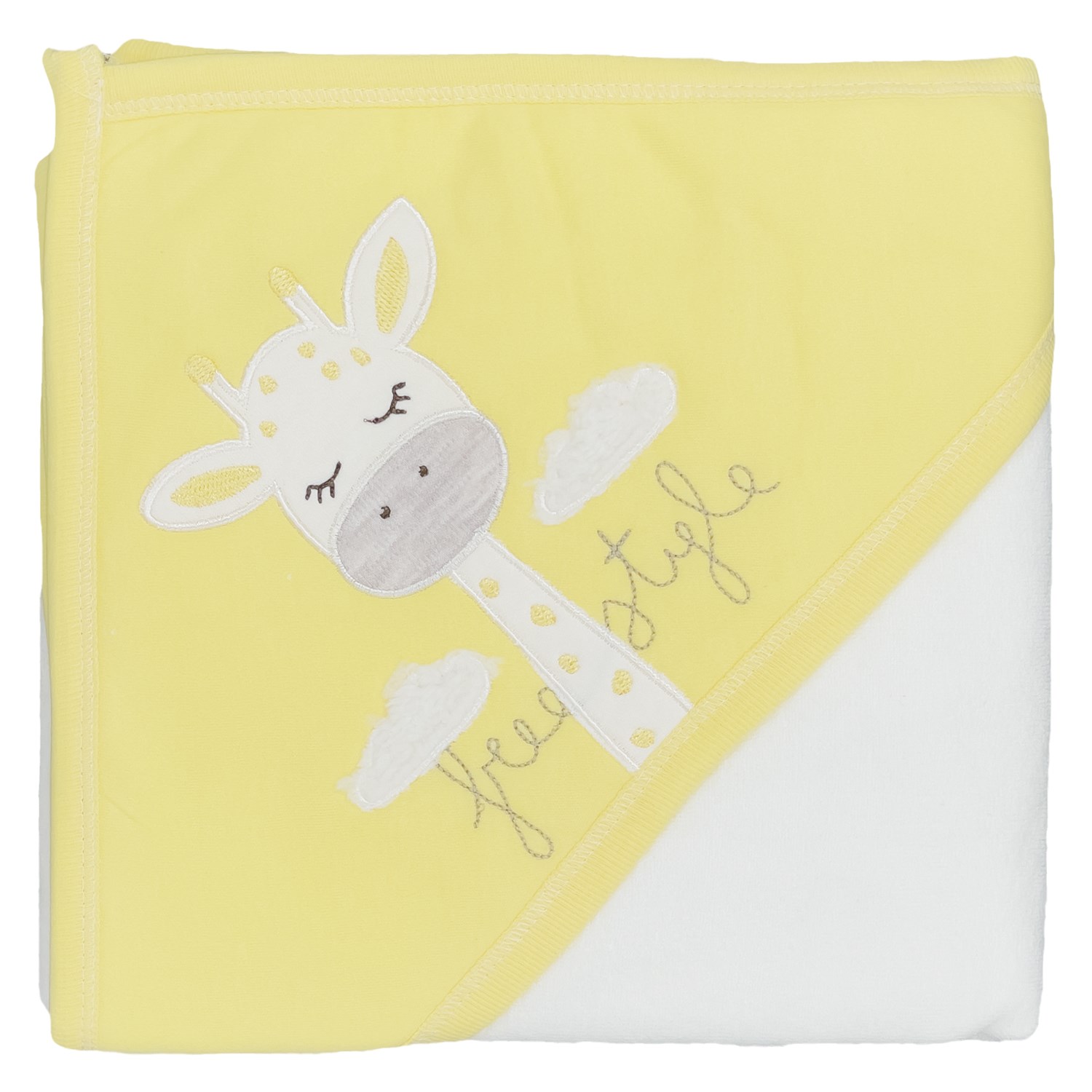 Gaye Bebe Bebek Banyo Havlusu 78x90 Cm 957 Sarı