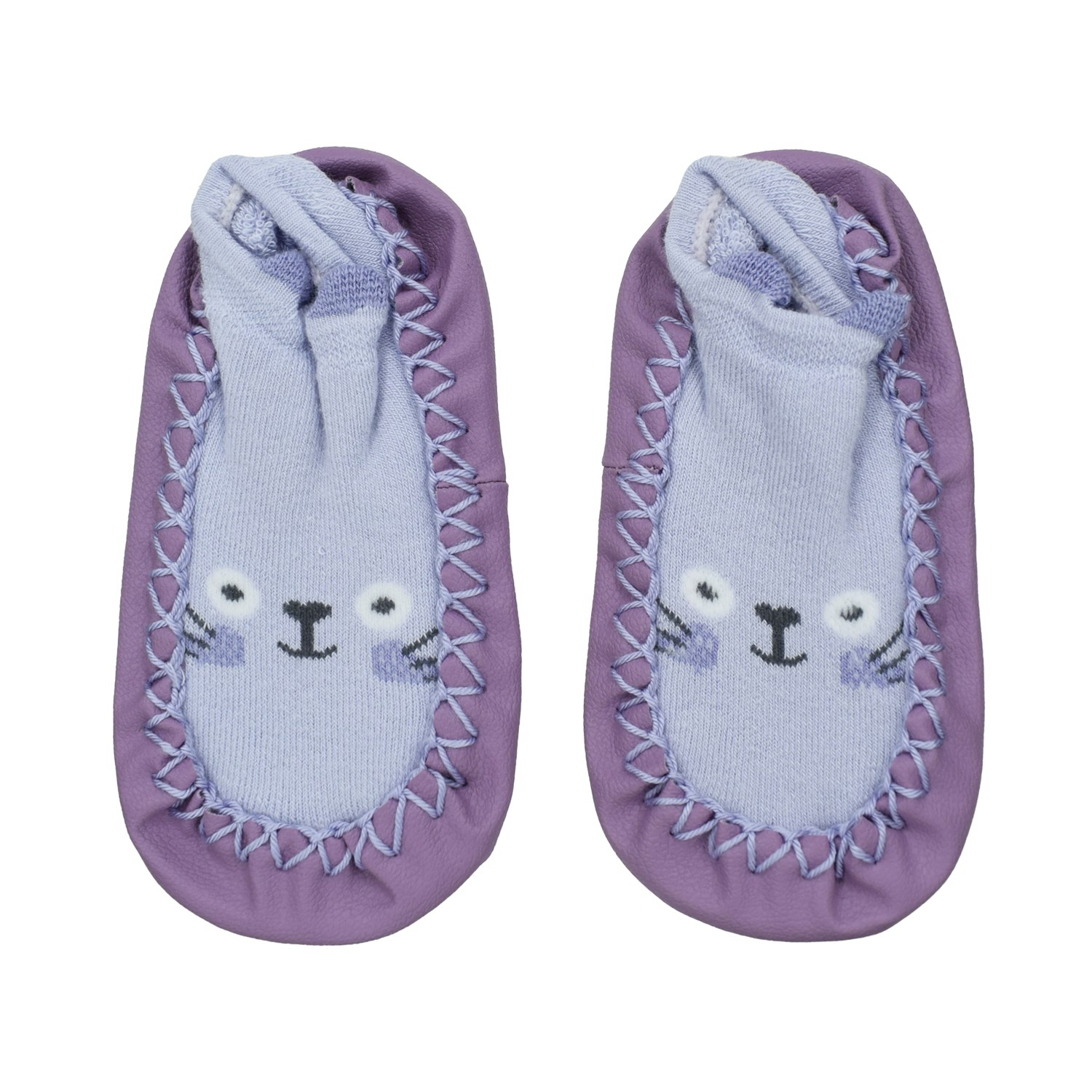 Katamino Baby Era 3D Kız Bebek Havlu Çarık K47004 Mor