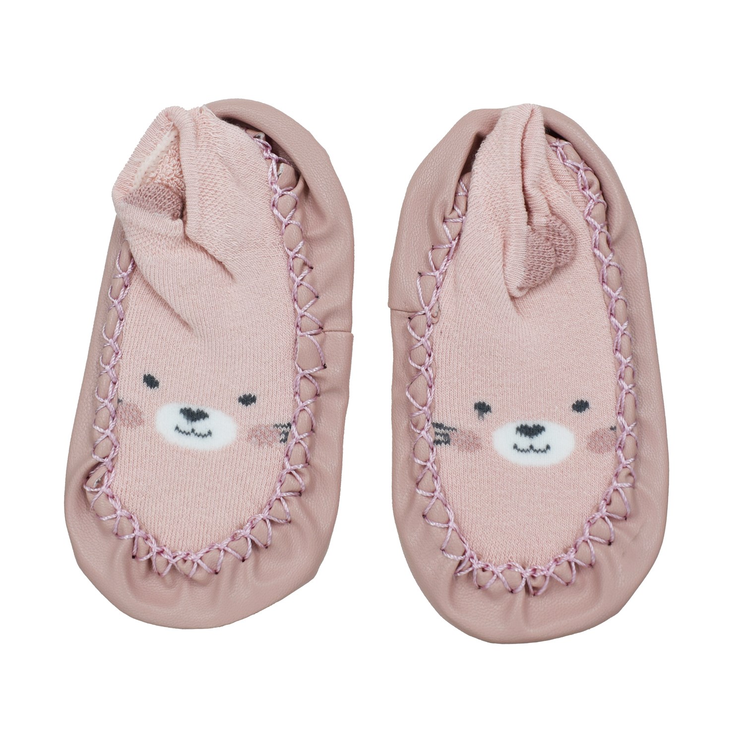 Katamino Baby Era 3D Kız Bebek Havlu Çarık K47004 Somon