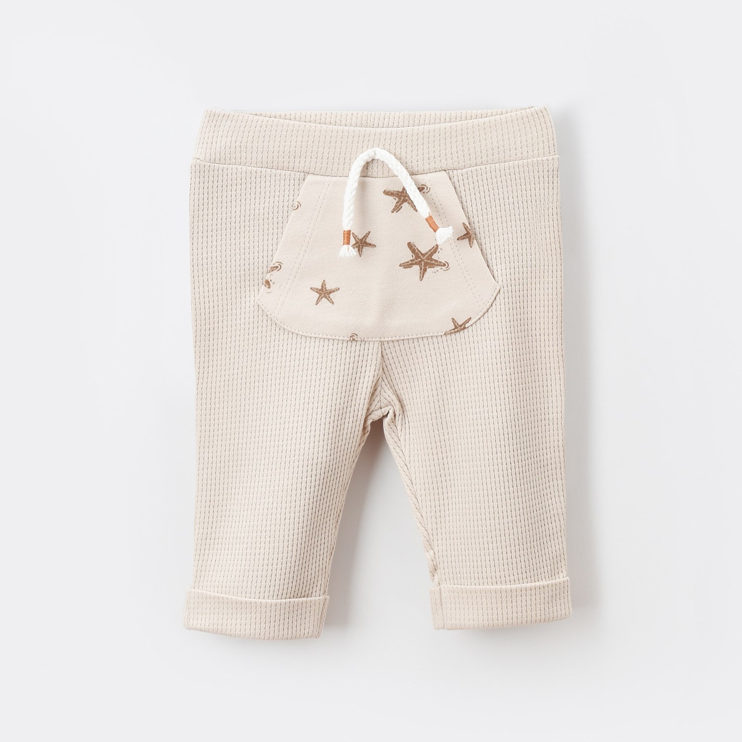 Biorganic Magic Starfish Patiksiz Bebek Pantolonu 57808 Karamel