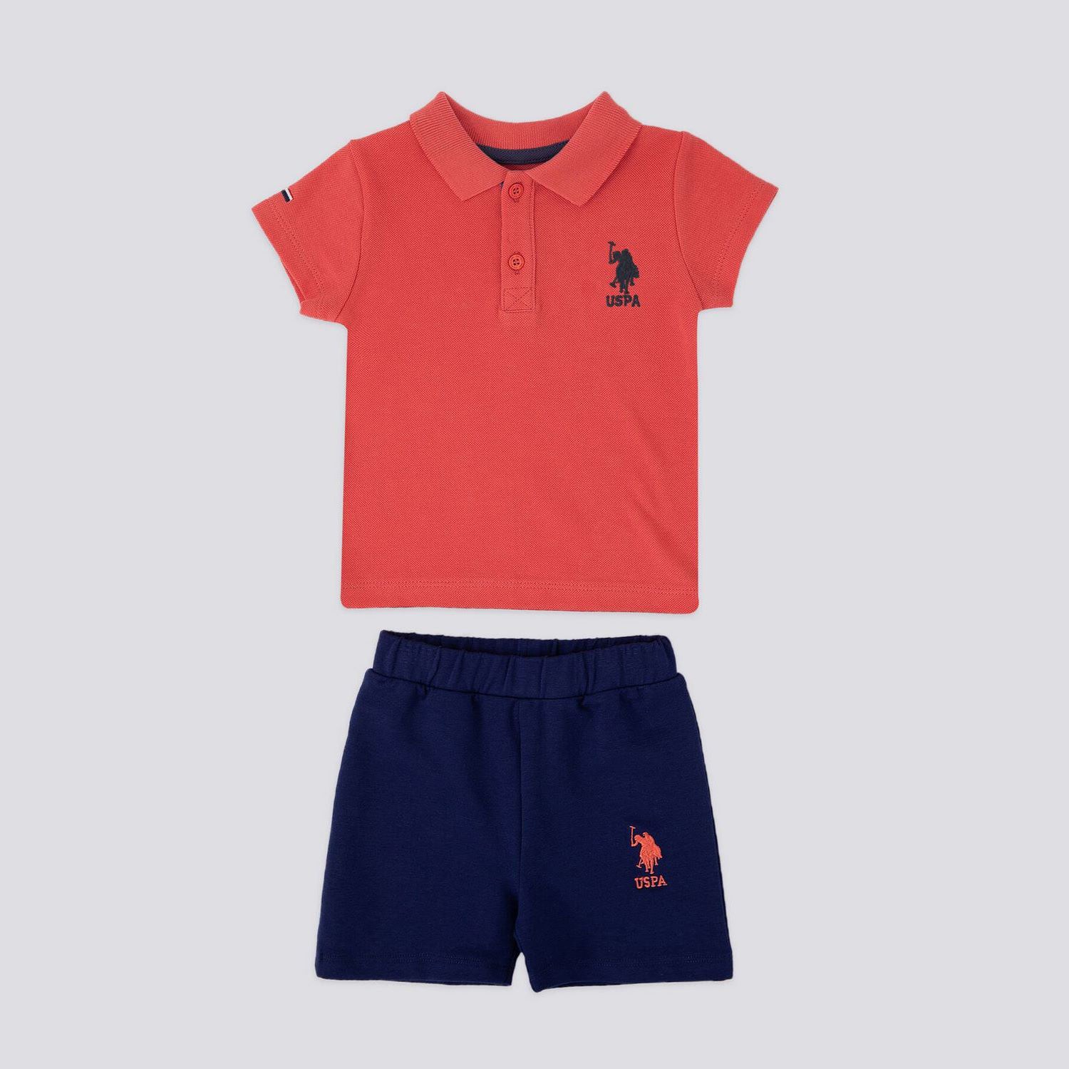 U.S. Polo Assn 2'li Kısa Kol T-Shirt Takım USB1118 Coral OR7783 U.S. Polo Assn 2'li Kısa Kol T-Shirt Takım USB1118 Coral OR7783