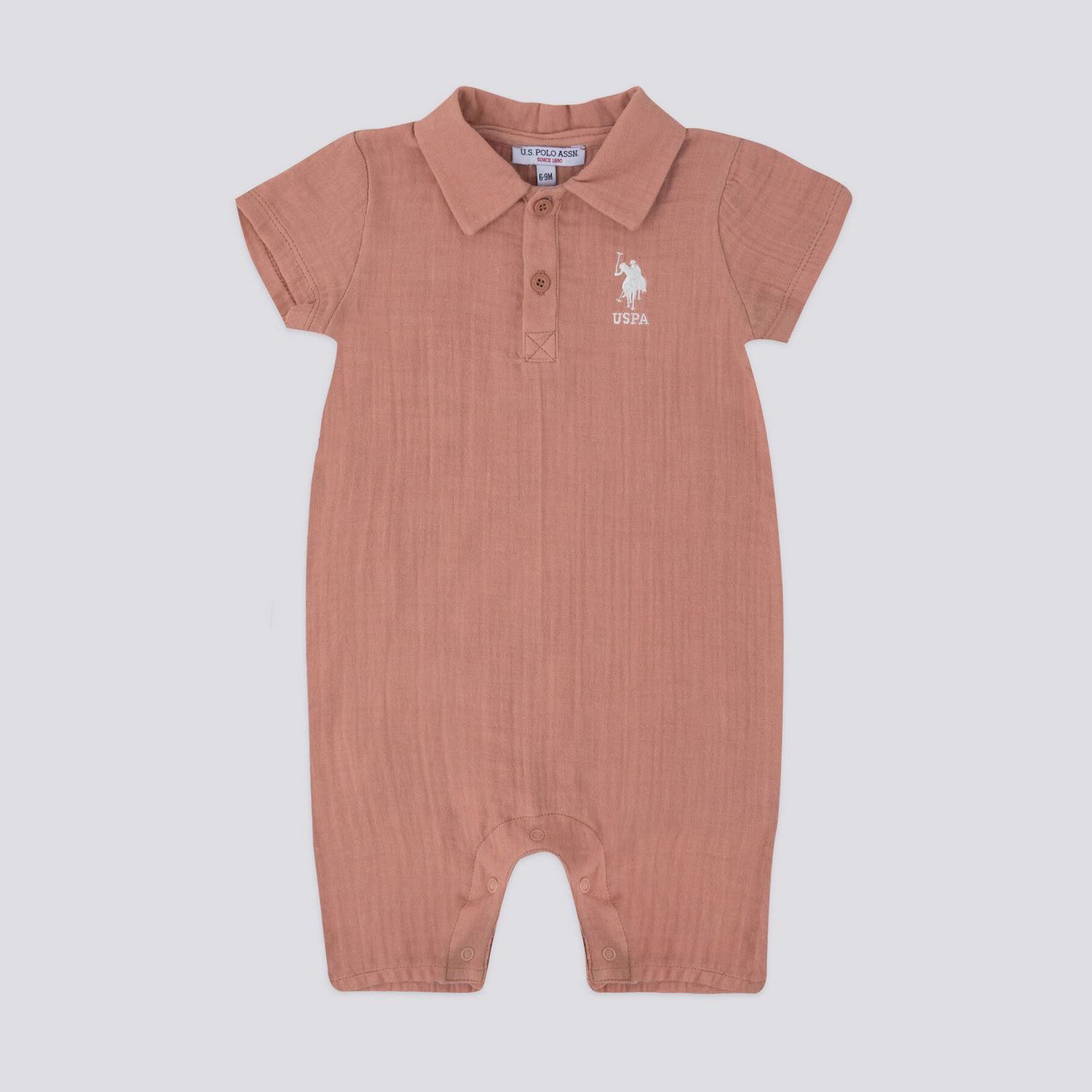 U.S. Polo Assn Erkek Bebek Golf Tulum USB1139 Kumlu Kahve OR8182 U.S. Polo Assn Erkek Bebek Golf Tulum USB1139 Kumlu Kahve OR8182