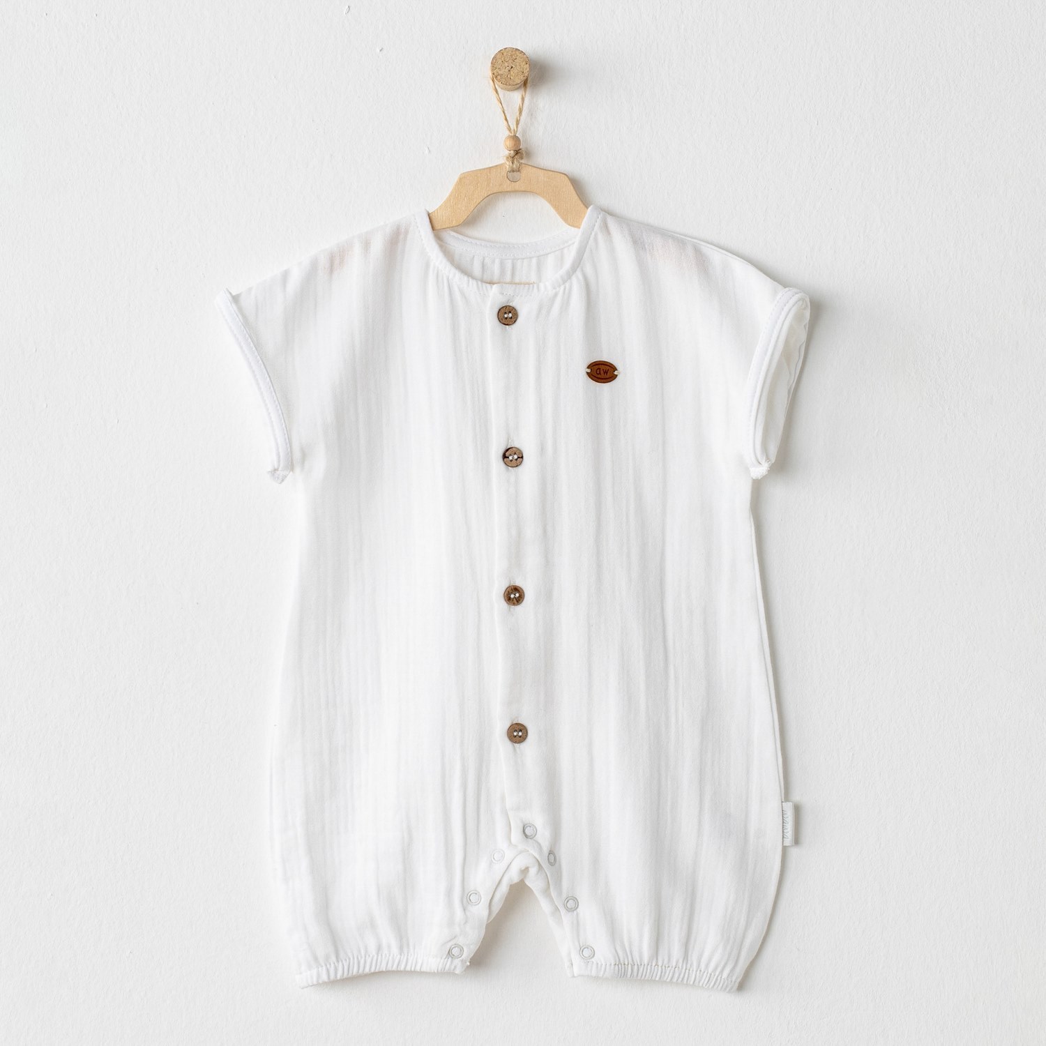 Andywawa Safari Bebek Tulumu AC23724 Beyaz