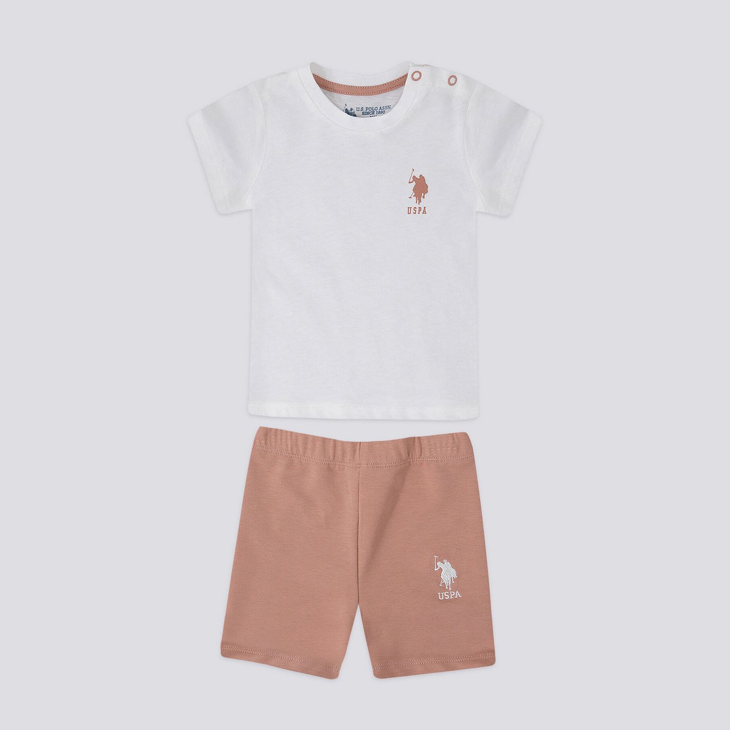 U.S. Polo Assn 2'li Kısa Kol T-Shirt Takım USB1165 Vizon OR7819 U.S. Polo Assn 2'li Kısa Kol T-Shirt Takım USB1165 Vizon OR7819