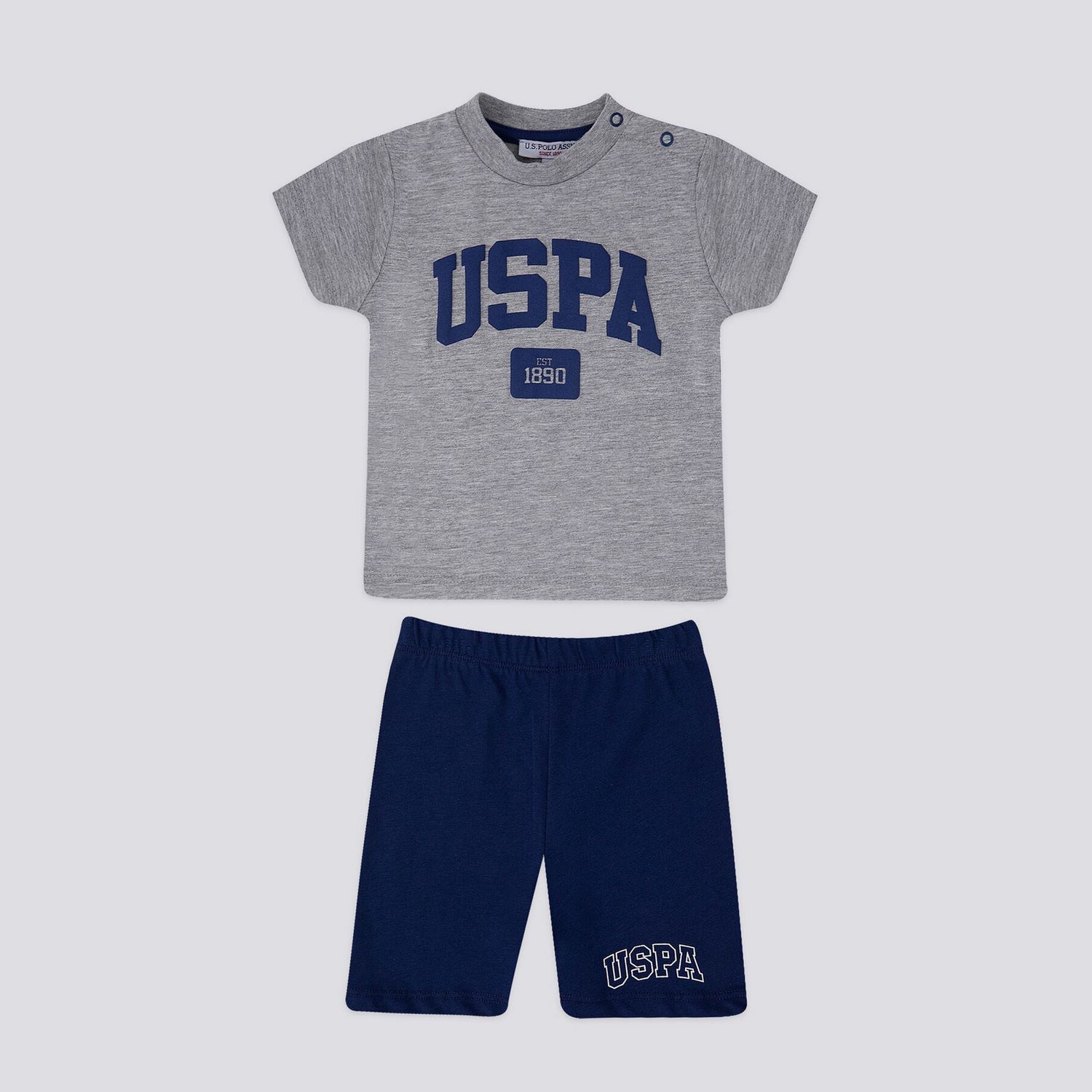 U.S. Polo Assn 2'li Kısa Kol T-Shirt Takım USB1154 Grimelanj OR8203 U.S. Polo Assn 2'li Kısa Kol T-Shirt Takım USB1154 Grimelanj OR8203
