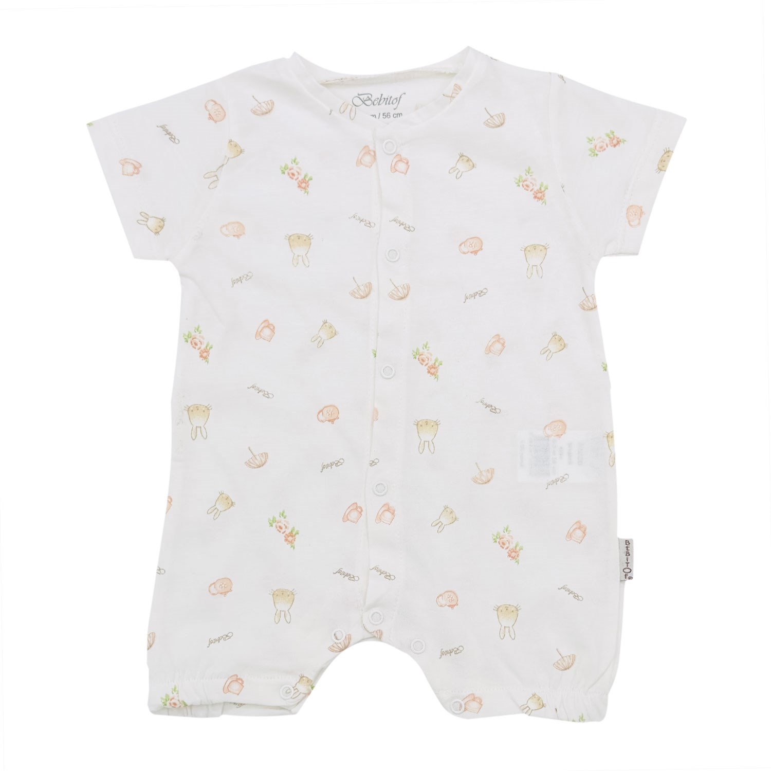Bebitof Tavşanlı Bebek Tulumu 70200 Ekru