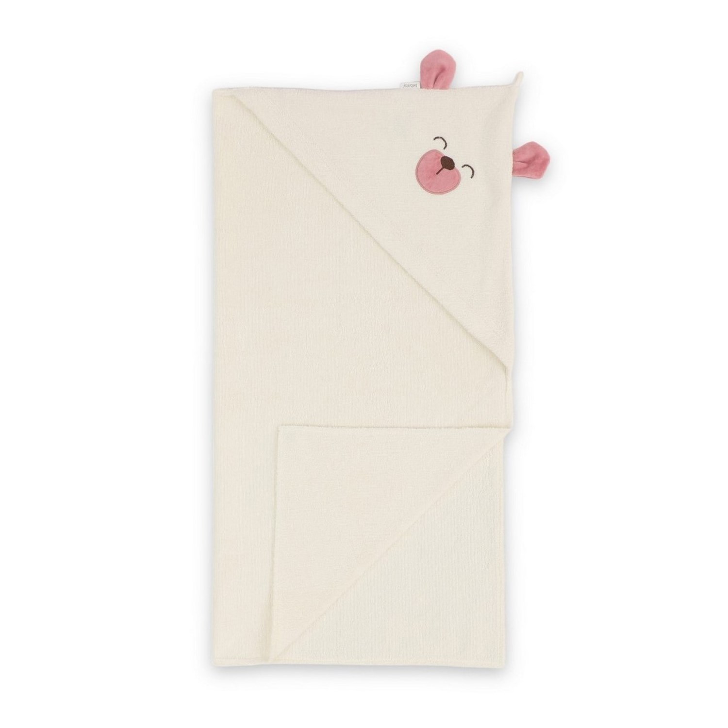 Bebitof Sevimli Köpek Bebek Bornoz 87x90 Cm 40025 Pembe