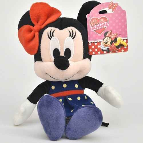 Disney I Love Minnie Peluş Oyuncak 20 cm Lacivert