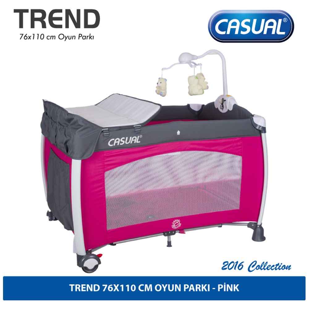 Casual Trend 70x110 Park Yatak Pembe İlke Bebe