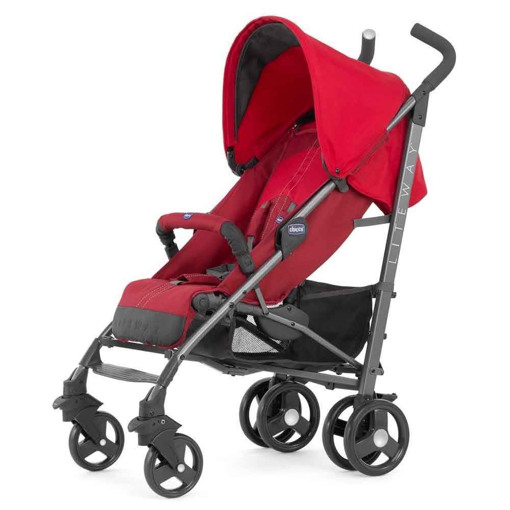 Chicco Lite Way 2 Top Baston Bebek Arabası Red