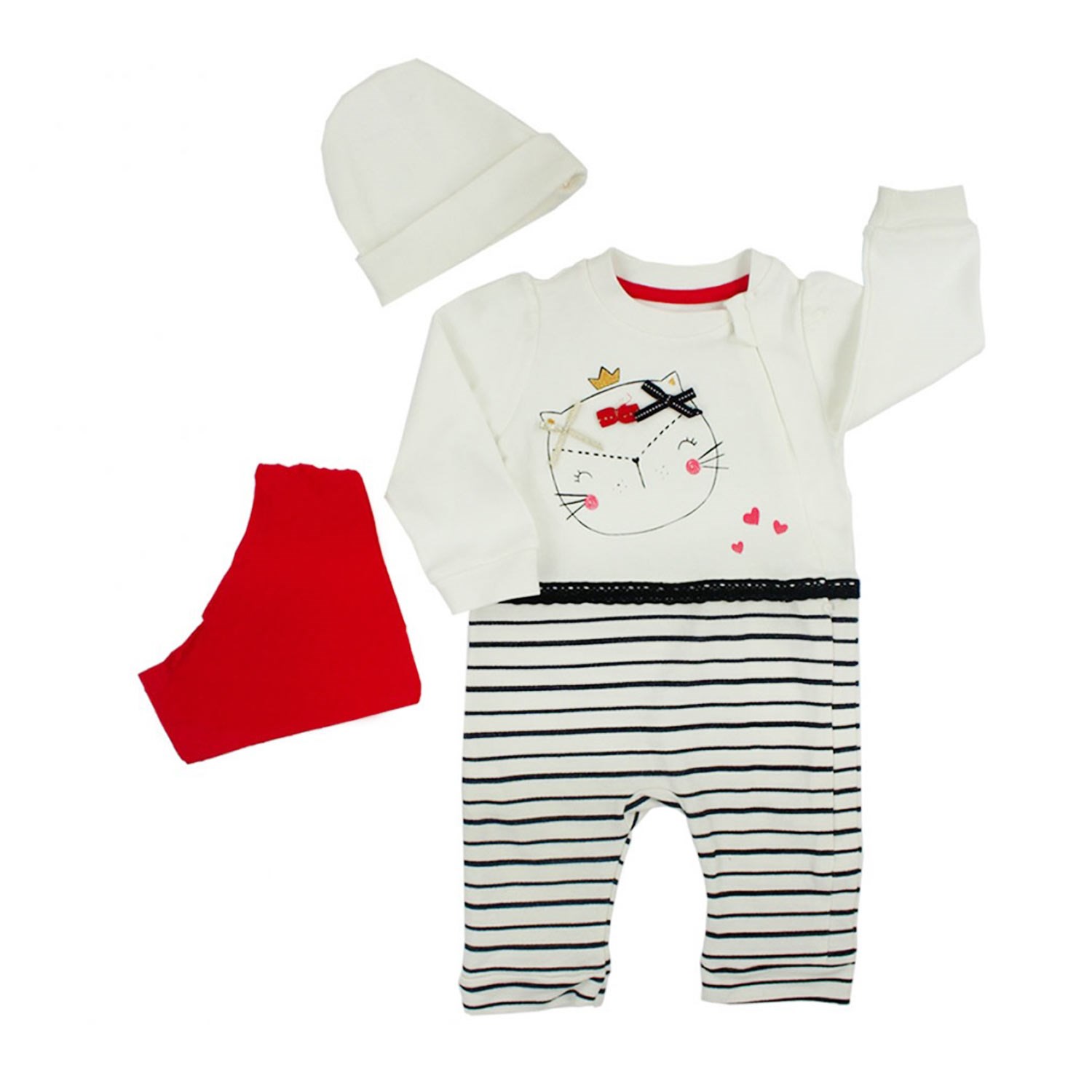 Tongs Baby Bebek Tulumu 2291 Kırmızı Fiyatı İlke Bebe
