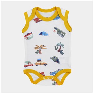 Tiffany Baby Caravan Theme Atlet Bebek Body 12009 Ekru