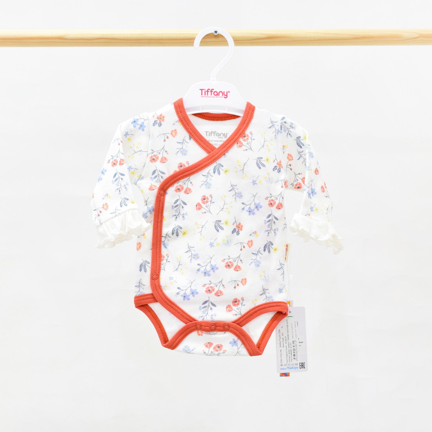 Tiffany Baby Sweat Theme Kruvaze Bebek Badi 11022 Kiremit