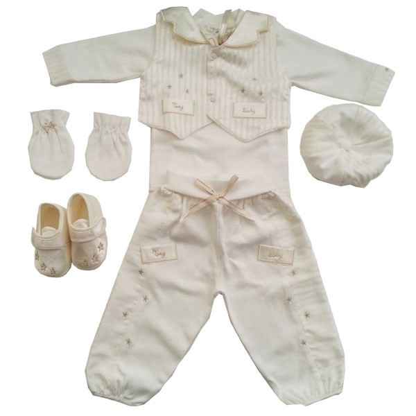 Tory Baby 1113 Bebek Mevlüt Takımı Krem
