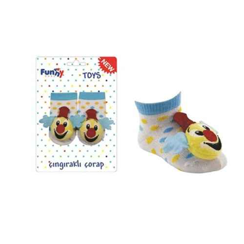 Funny 2165 Toys Bebek Çorabı Palyaço