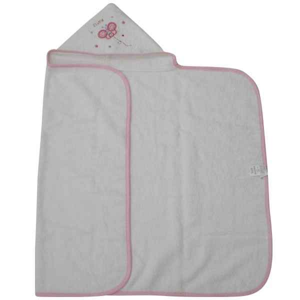 İdil Baby 4582 Kız Bebek Havlusu Beyaz