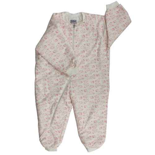 Baby Mol 57514 Tavşanlı Uyku Tulumu KremPembe İlke Bebe