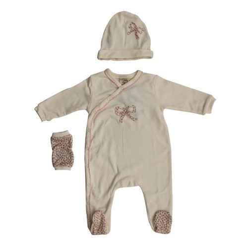 İdil Baby 6037 3'lü Organik Bebek Tulumu Organik
