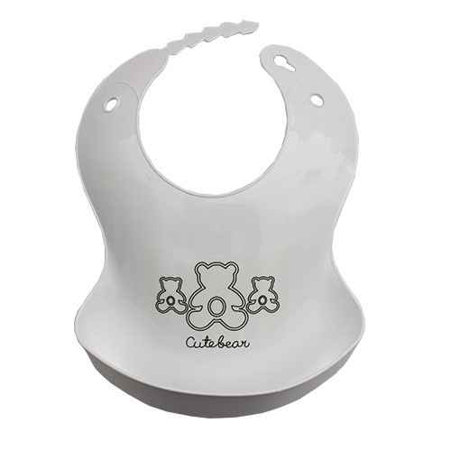 İdil Baby 6287 Bebek Mama Önlüğü Beyaz