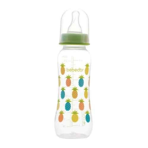 Bebedor 79302 Silikon Emzik Orta Akış Biberon 240 ml Yeşil