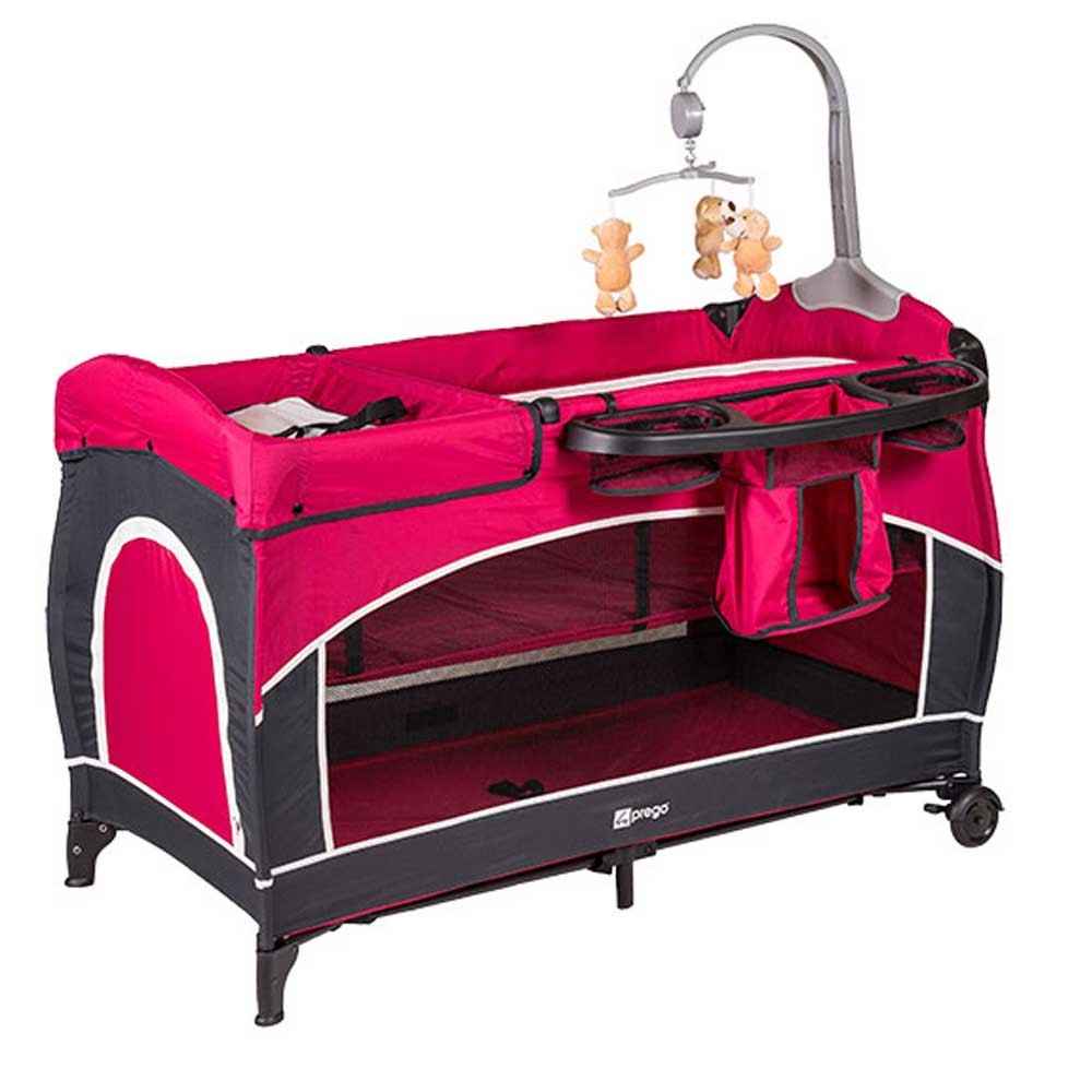 Prego 8025 Wonderland Park Yatak 60x120 Fuşya İlke Bebe