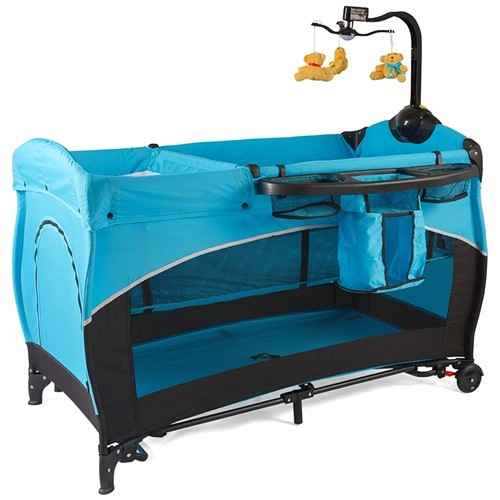 Prego 8025 Wonderland Park Yatak 60x120 Mavi