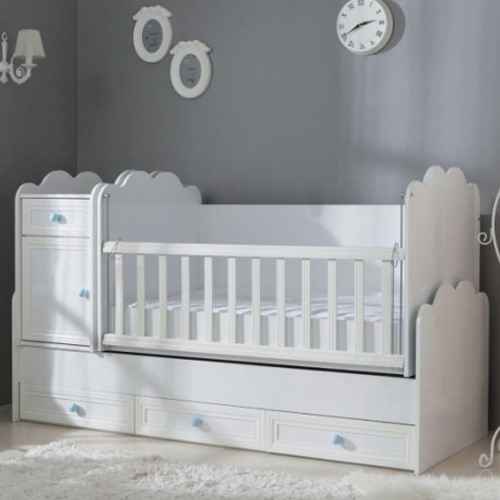 Belis 4823 Büyüyen Bebek Beşiği Mavi