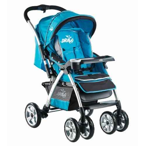 Drago BCO 289 Omega Çift Yönlü Bebek Arabası Mavi