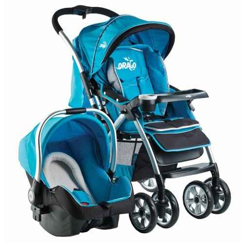 Drago BTS 289 Omega Travel Sistem Bebek Arabası Mavi
