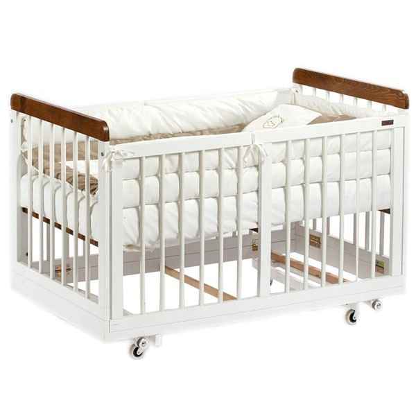 Baby Tech 164 Beyaz Kelebekler 50x90 Ahşap Beşik Beyaz