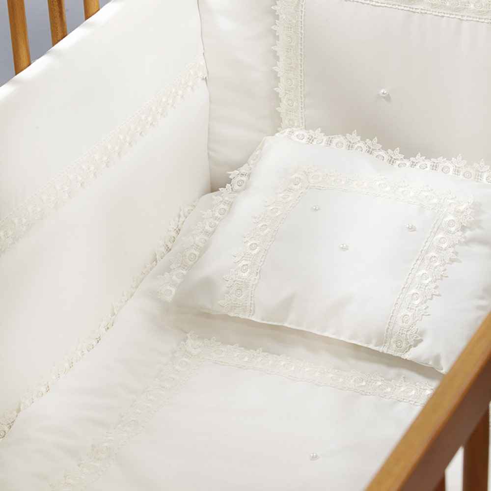 Baby Tech 183 Kral 60x120 Ahşap Bebek Beşiği Beyaz