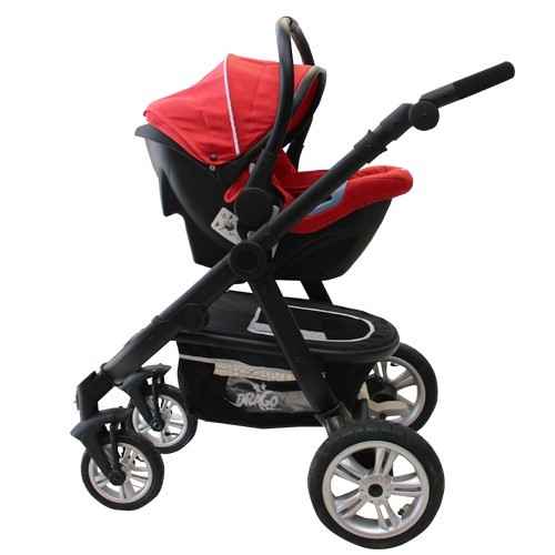 Drago BTS 220 Jombo Travel Bebek Arabası Kırmızı