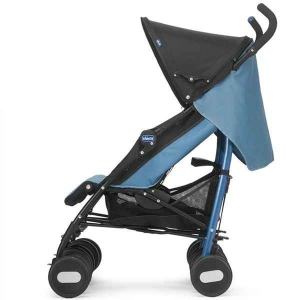 Chicco Echo İkiz Bebek Arabası Mavi