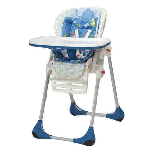 Chicco Polly Çift Kılıflı Mama Sandalyesi Sea World