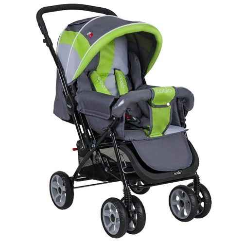 Coalo CO-317 Çift Yönlü Bebek Arabası Gri-Yeşil