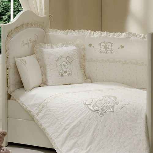 Funna Baby Uyku Seti Lovely Bear 80x140 Krem