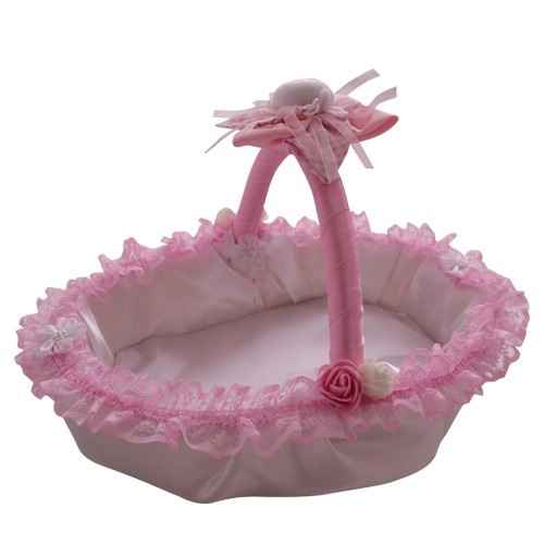 Handan Ayılı Şeker Sepeti Pembe