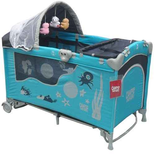 Camper İnfant Park Yatak 60x120 Turkuaz-Lacivert