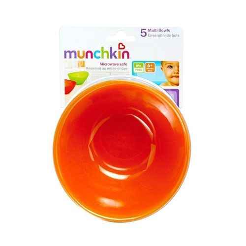 Munchkin Multi Bowls 5li Renkli Beslenme Kasesi 