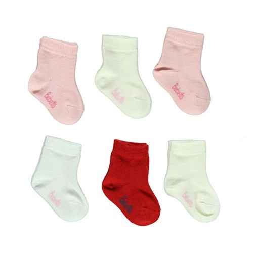 Bebetto S156 Soket Bebek Çorabı 6lı Pembe