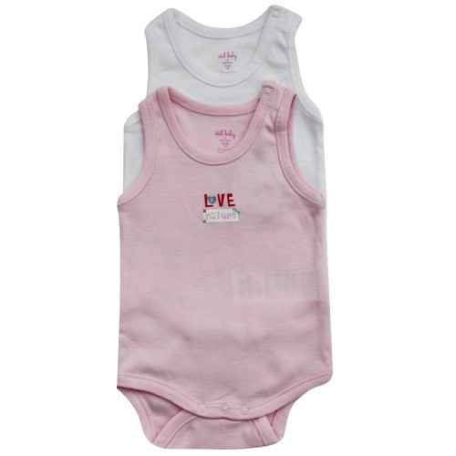 İdil Baby 6704 Kız Bebek Body Pembe
