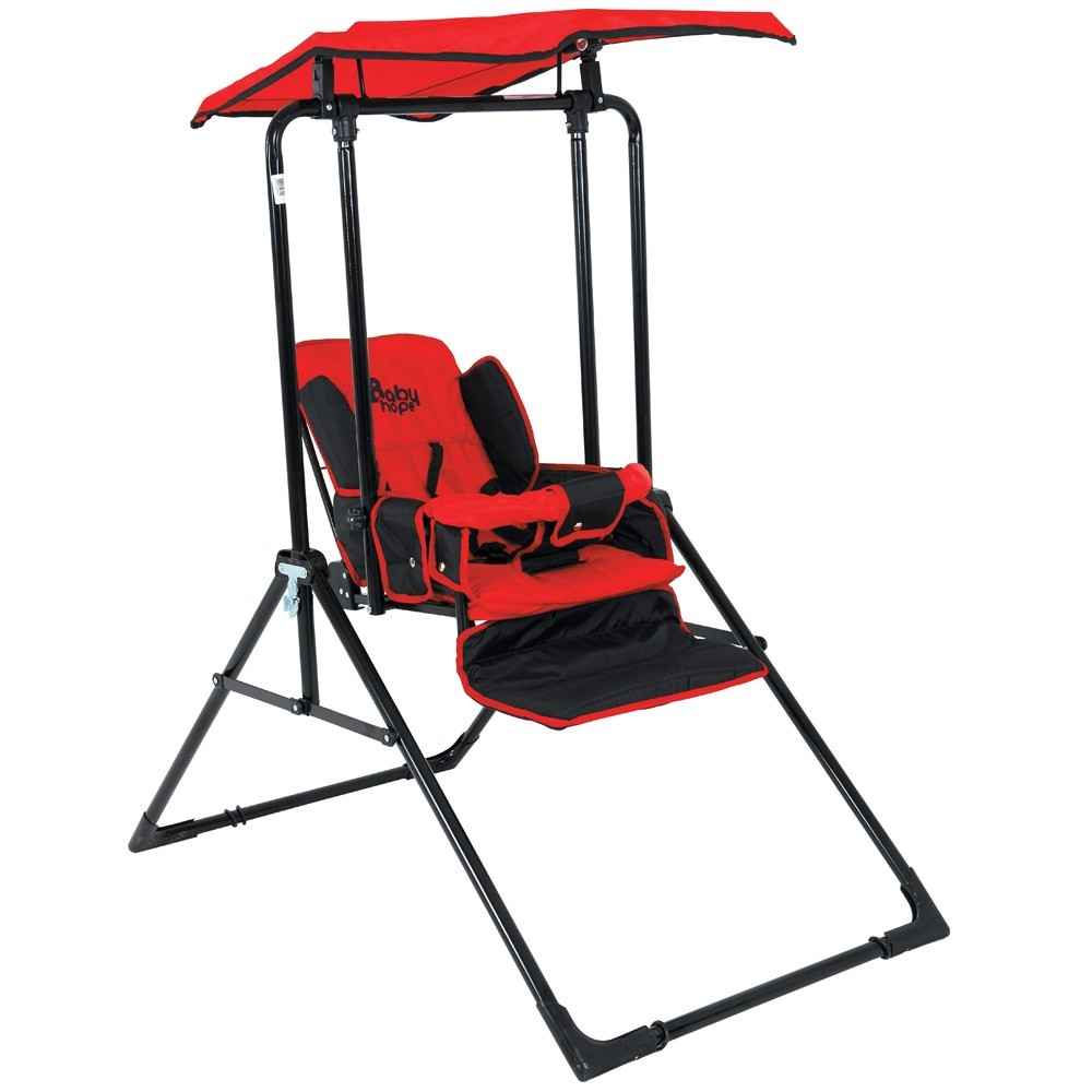 Babyhope 803 Yatarlı Salıncak Kırmızı-Siyah