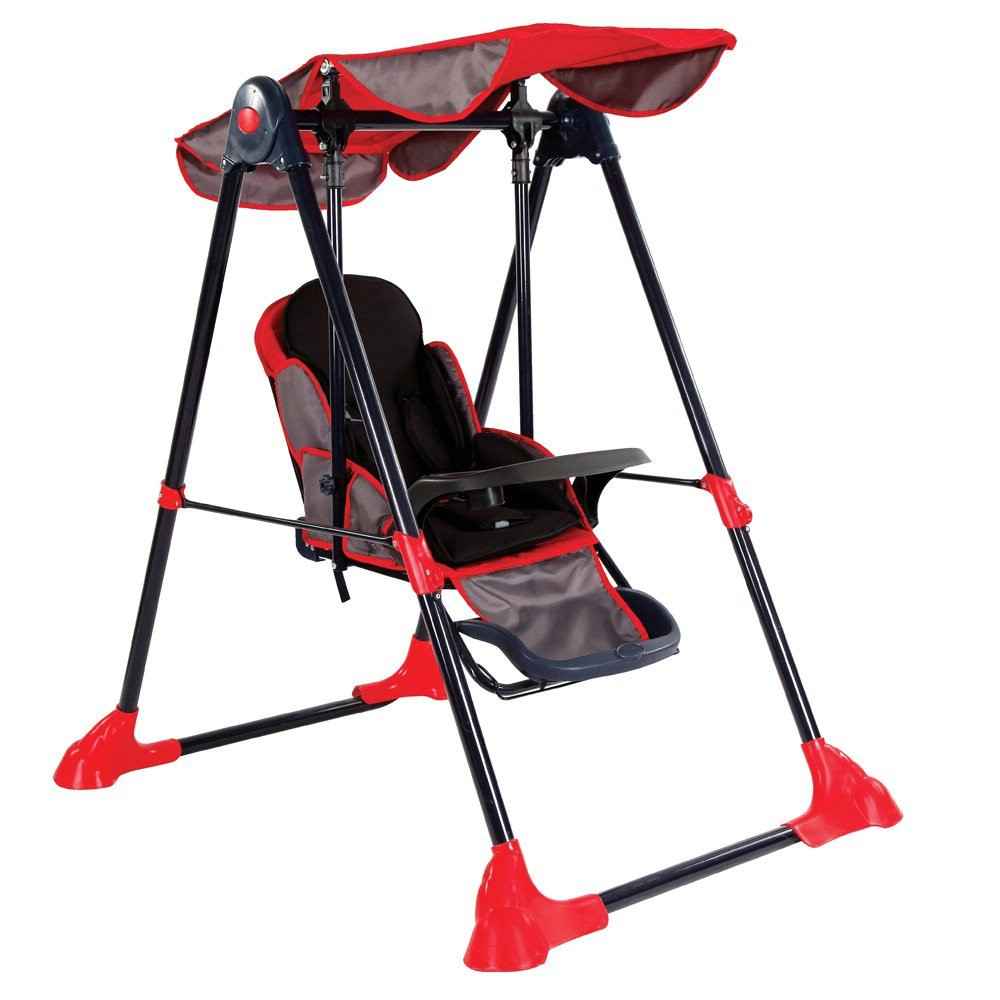 Babyhope 805 Babyswing Salıncak Gri-Kırmızı