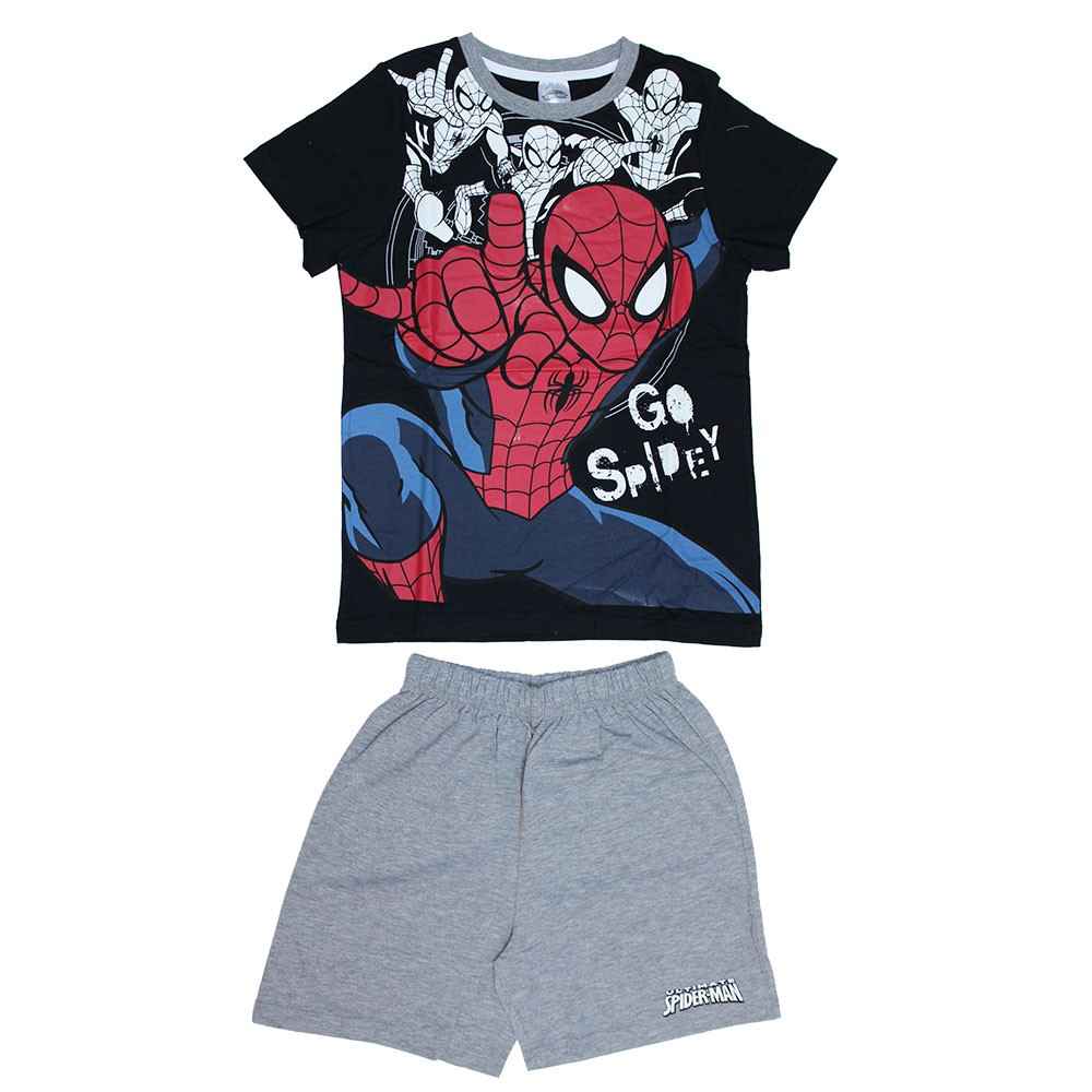 Spiderman SP4077 Erkek Pijama Takımı Siyah